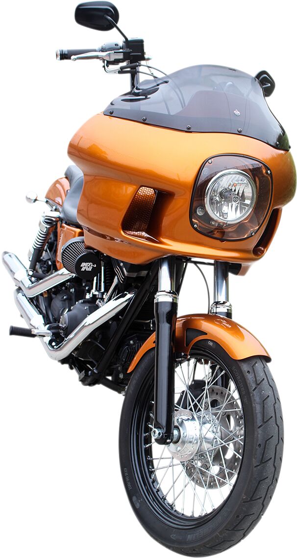 Klock Werks Windshield Flare Fxrp Style 9~ Dark Smoke Flare W/