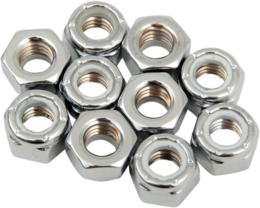 Nylon Insert Nut 5 16 18 Chrome 5 16 18 Chr Nyln Nut Blixt Du