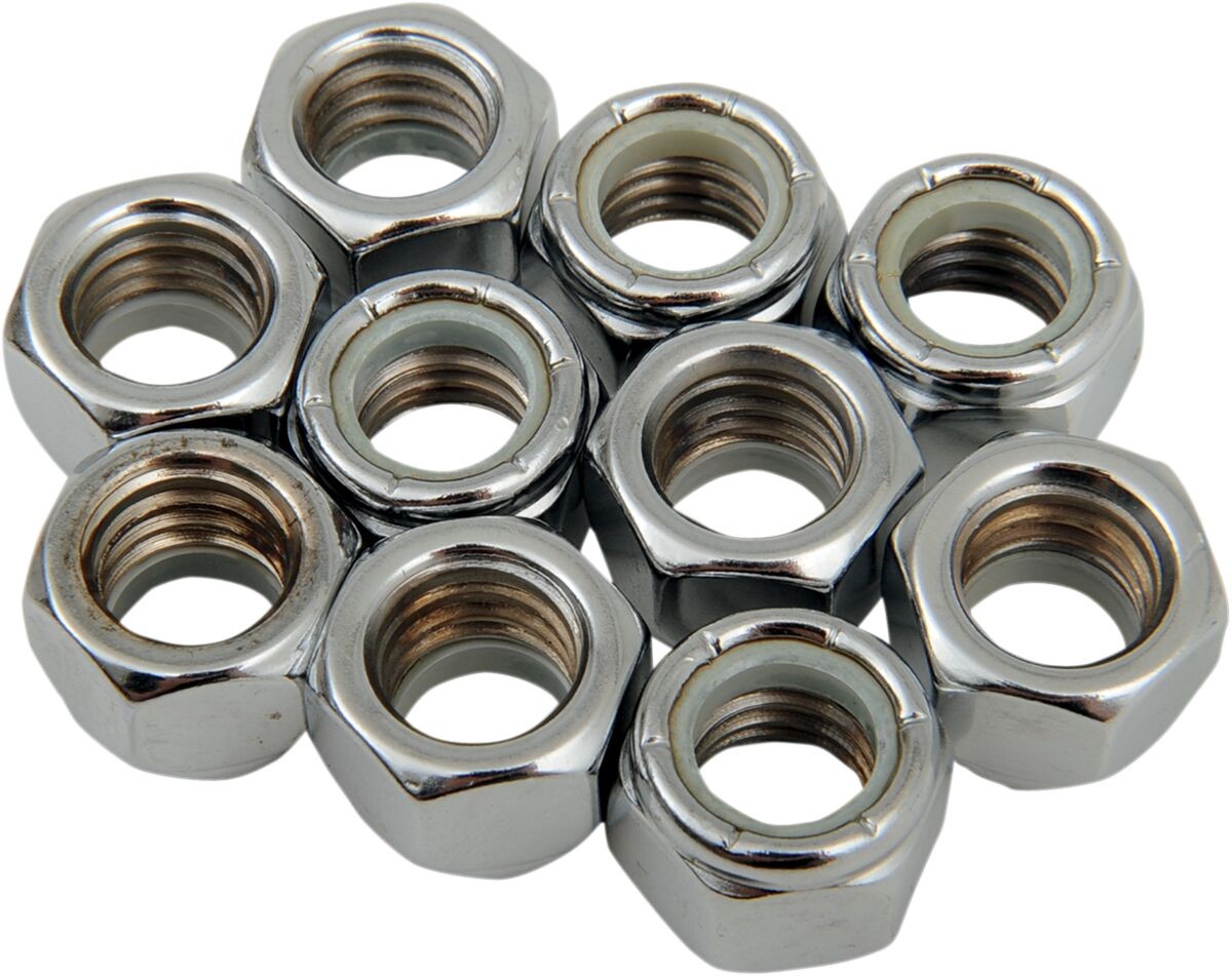 Nylon Insert Nut 7 16 14 Chrome 7 16 14 Chr Nyln Nut Blixt Du