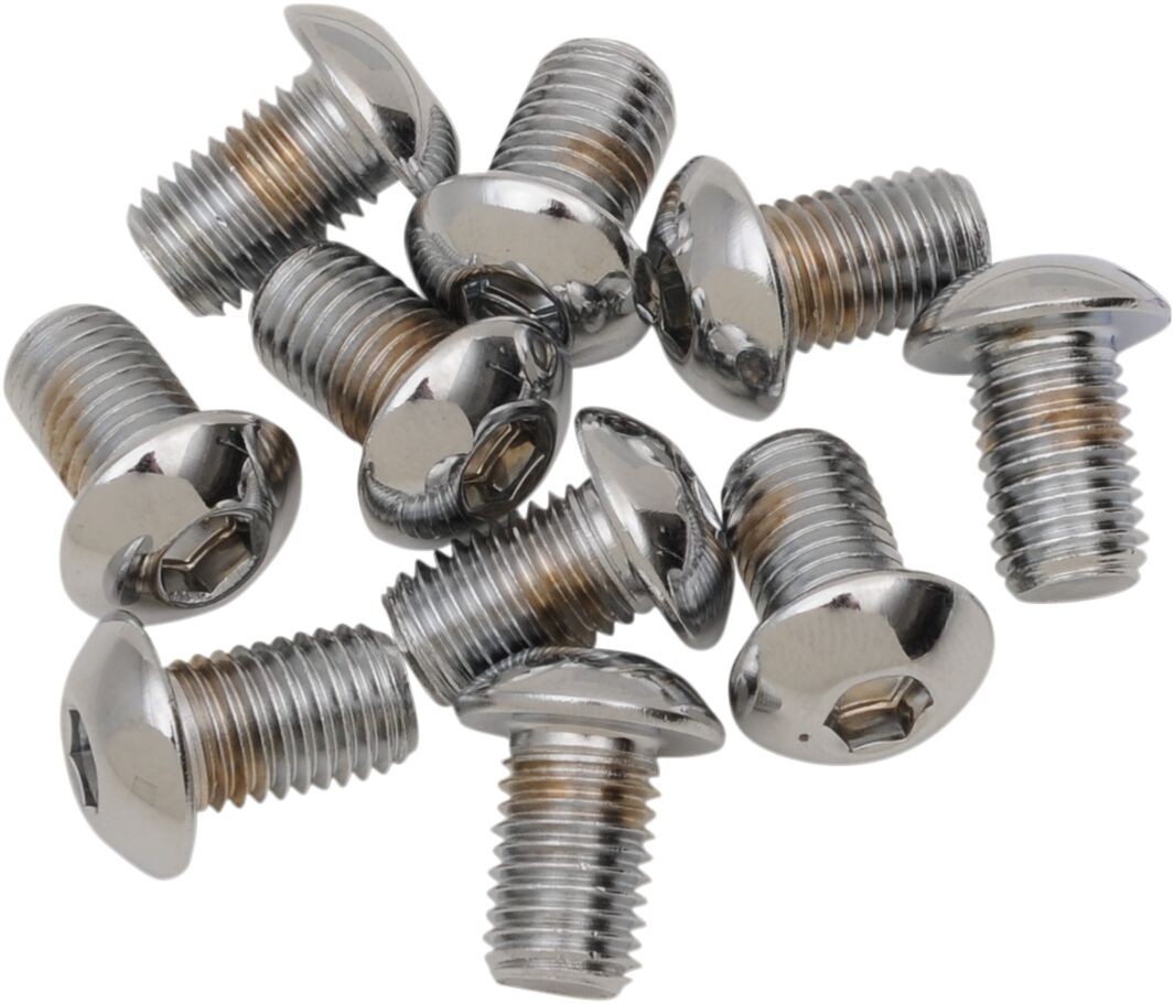 East Coast Bolts 5/16-18 X 1-1/2 Chrome Button Head Bolts - Grade 5 Allen - USA Made (2-Pack)
