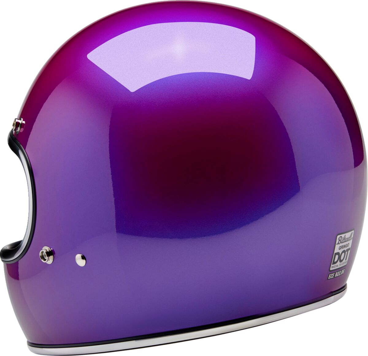 Biltwell Helmet Gringo Grape Lg Helmet Gringo Grape Lg