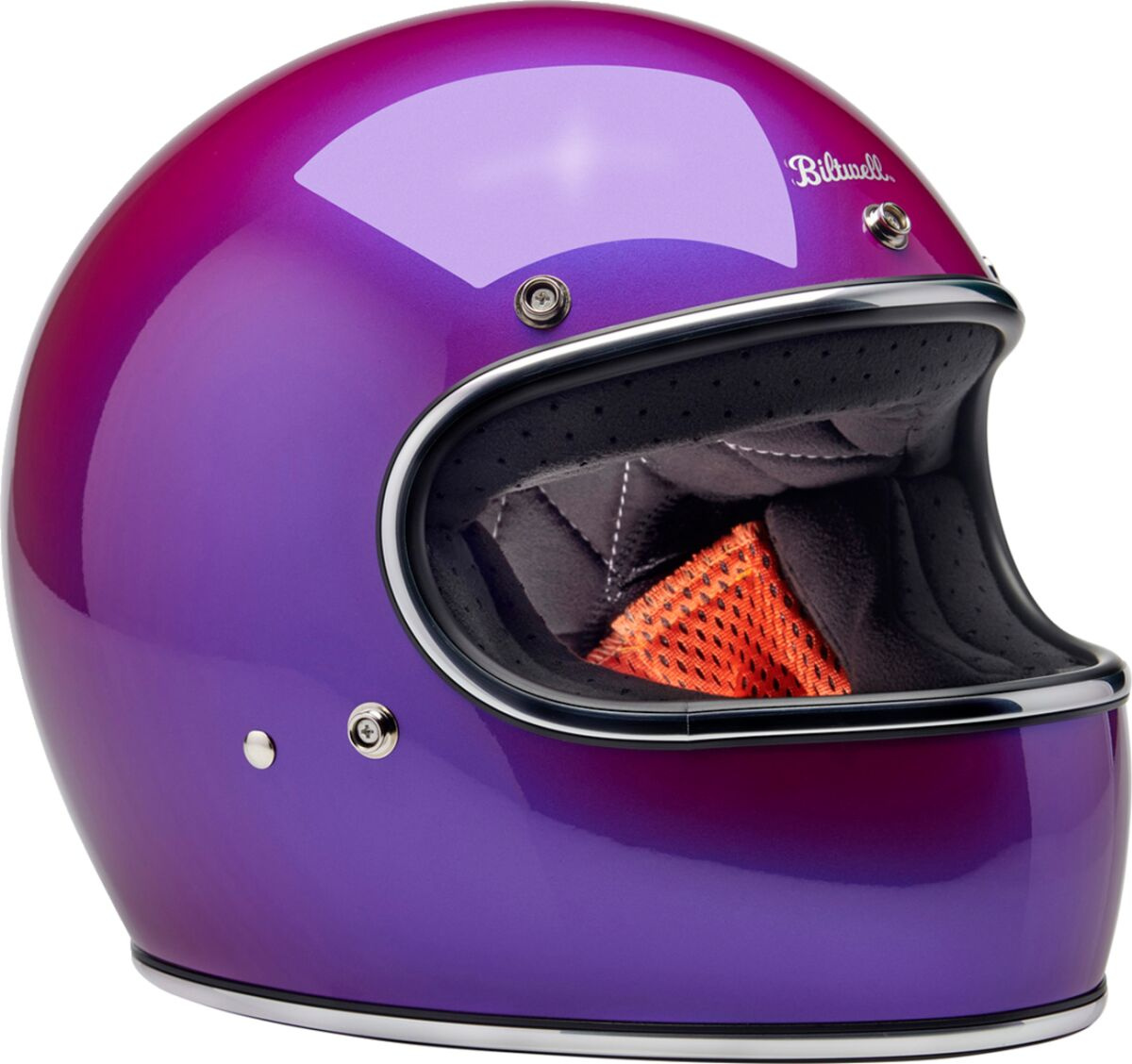 Biltwell Helmet Gringo Grape Xl Helmet Gringo Grape Xl