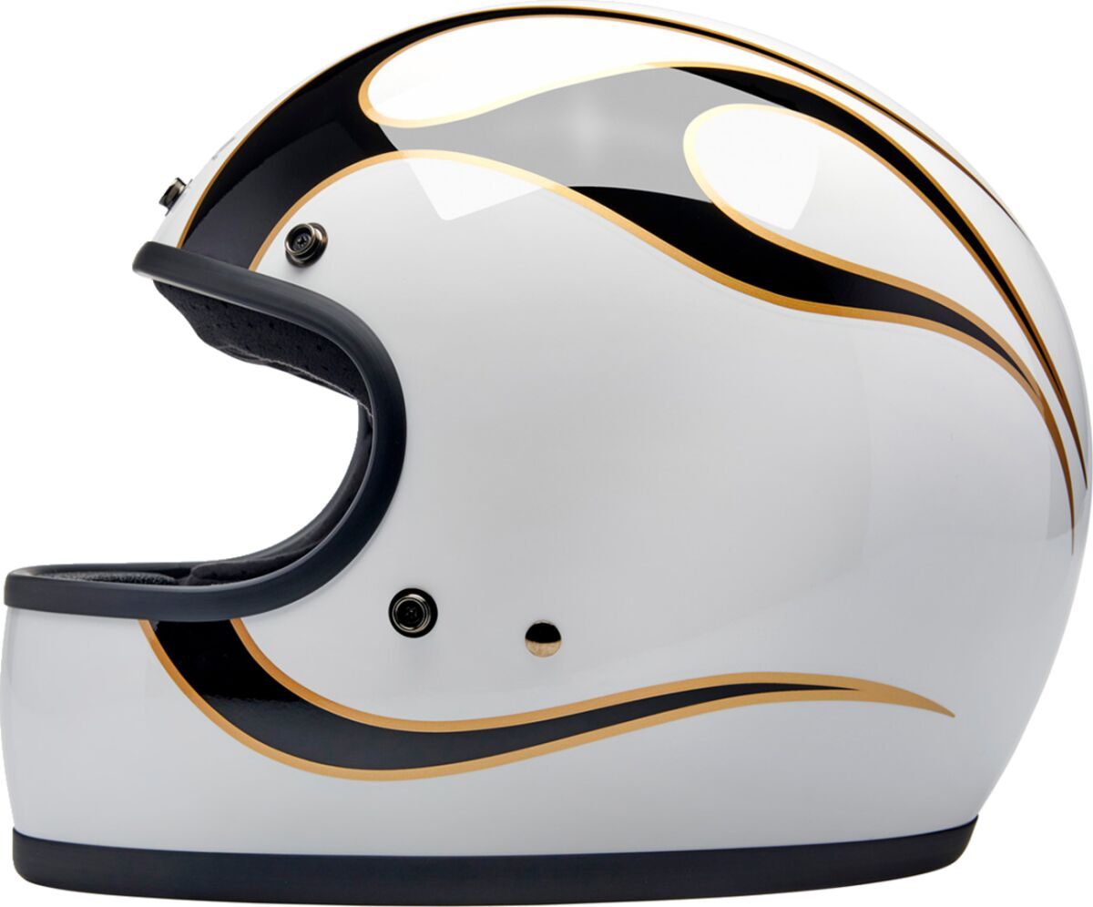 Biltwell Helmet Gringo W/B Flam Sm Helmet Gringo W/B Flam Sm