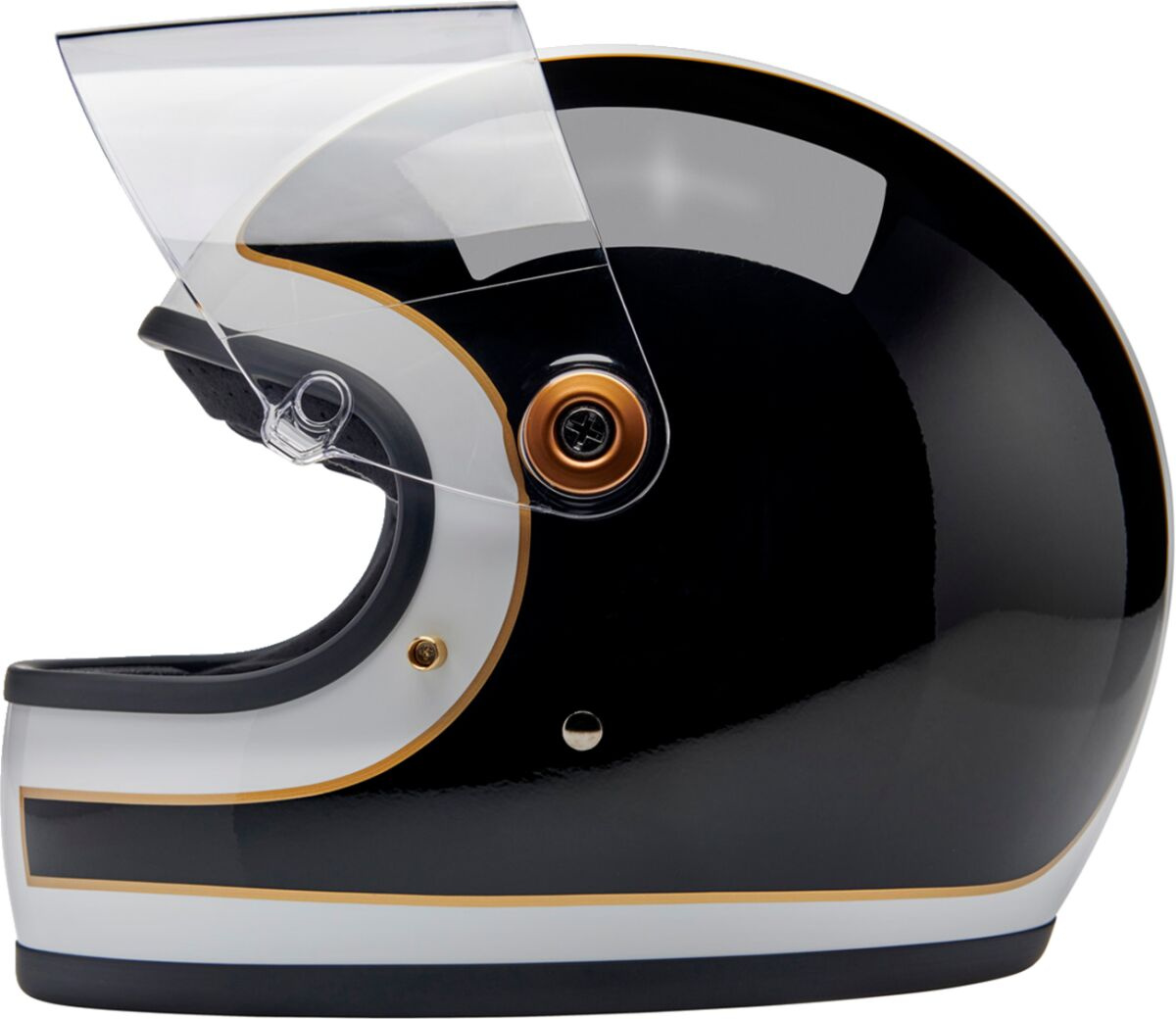 Biltwell Helmet Gringo S Wh/Blk Md Helmet Gringo S Wh/Blk Md