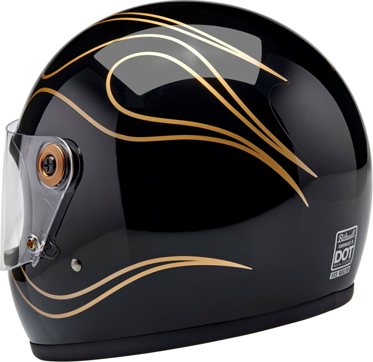 Biltwell Helmet Gringo S Bk Flm Md Helmet Gringo S Bk Flm Md