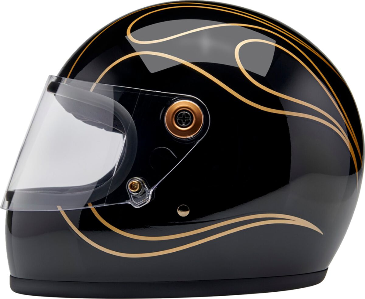 Biltwell Helmet Gringo S Bk Flm Lg Helmet Gringo S Bk Flm Lg