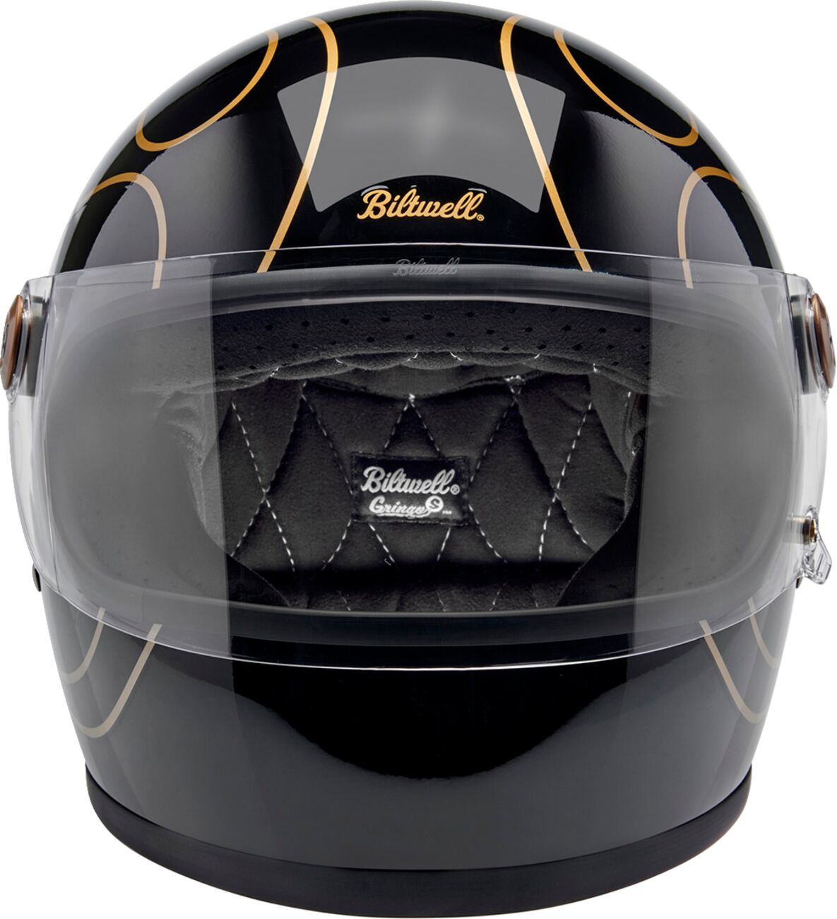 Biltwell Helmet Gringo S Bk Flm Lg Helmet Gringo S Bk Flm Lg