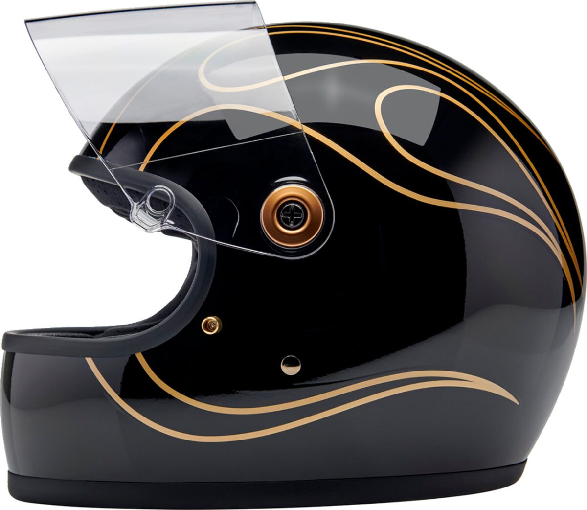 Biltwell Helmet Gringo S Bk Flm Lg Helmet Gringo S Bk Flm Lg