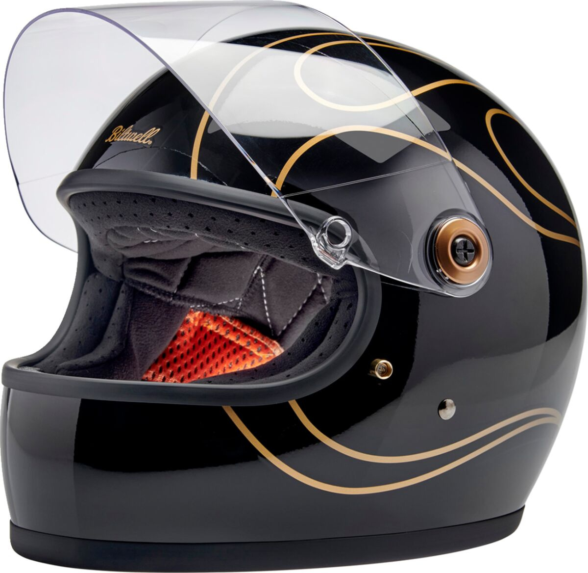 Biltwell Helmet Gringo S Bk Flm Lg Helmet Gringo S Bk Flm Lg