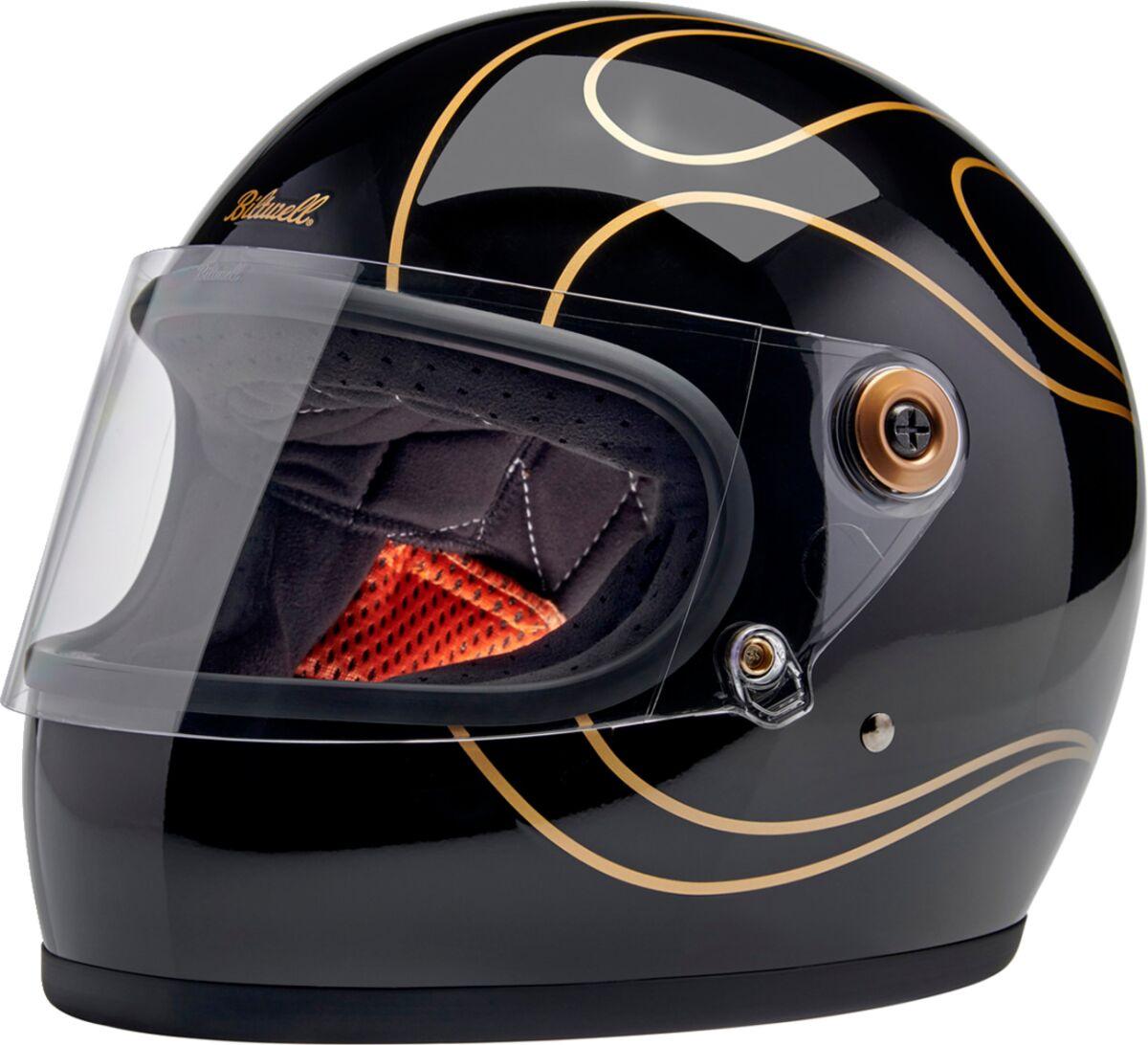 Biltwell Helmet Gringo S Bk Flm Xl Helmet Gringo S Bk Flm Xl