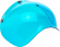 Biltwell Polycarbonate Anti-Fog Bubble Shield Blue