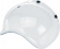 Biltwell Polycarbonate Anti-Fog Bubble Shield Clear Shield Bubble Clr