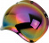 Biltwell Polycarbonate Anti-Fog Bubble Shield Rainbow Mirror Shield Bu