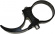 Klock Werks Hanger Helmet/ Steering Wheel Black Hanger Helmet/S-Wheel