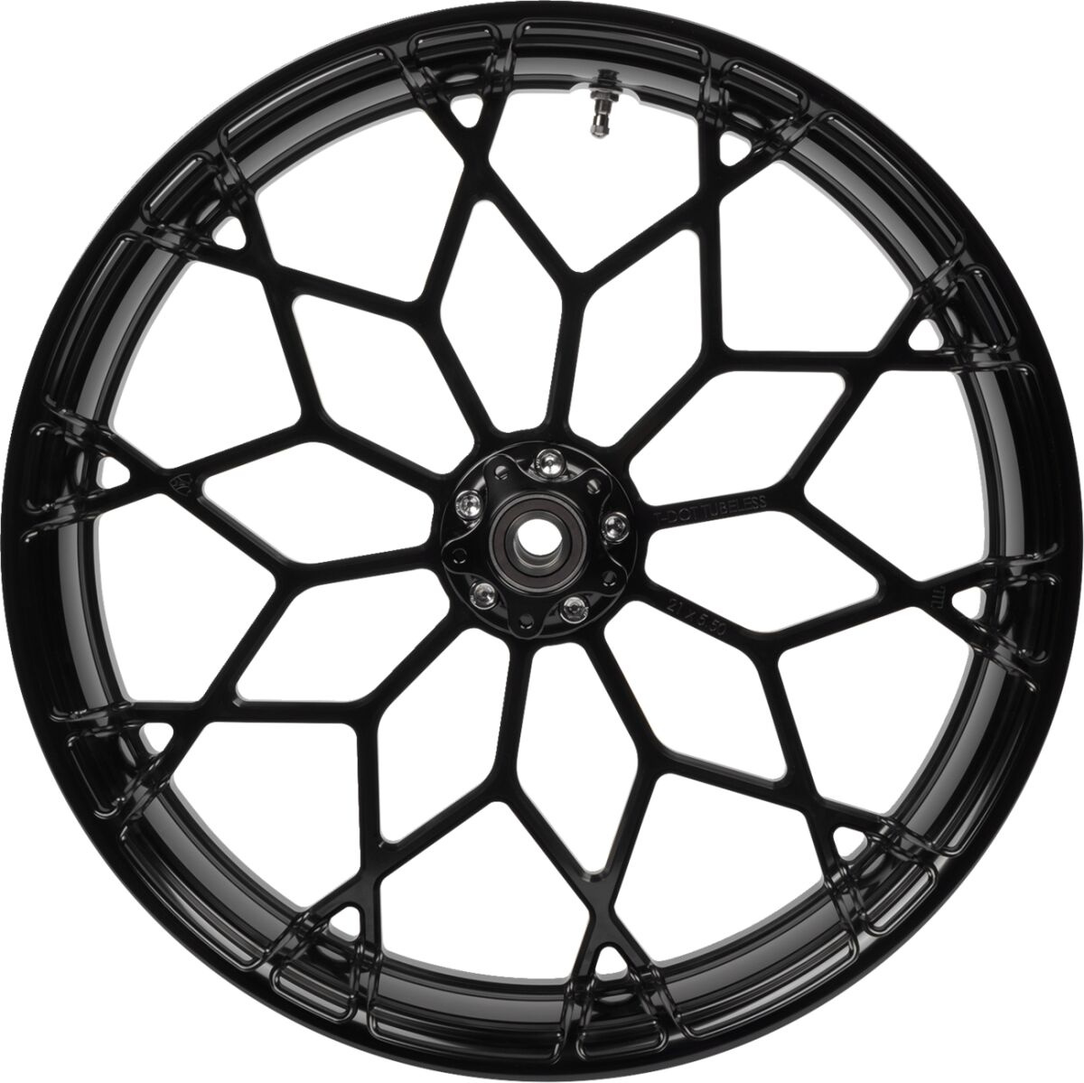 Arlen Ness Wheel - Fat Factory - Forged - Front - Black - 21X5.5 Wheel