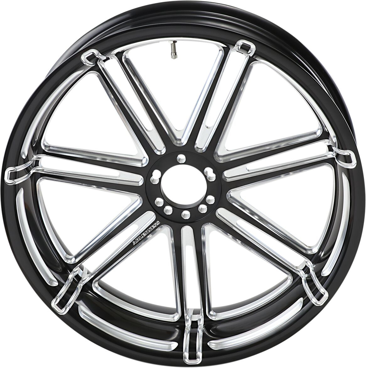 Arlen Ness Wheel 7-Valve 18X5.50 Black Rim 7Valve 18X5.50 Blk