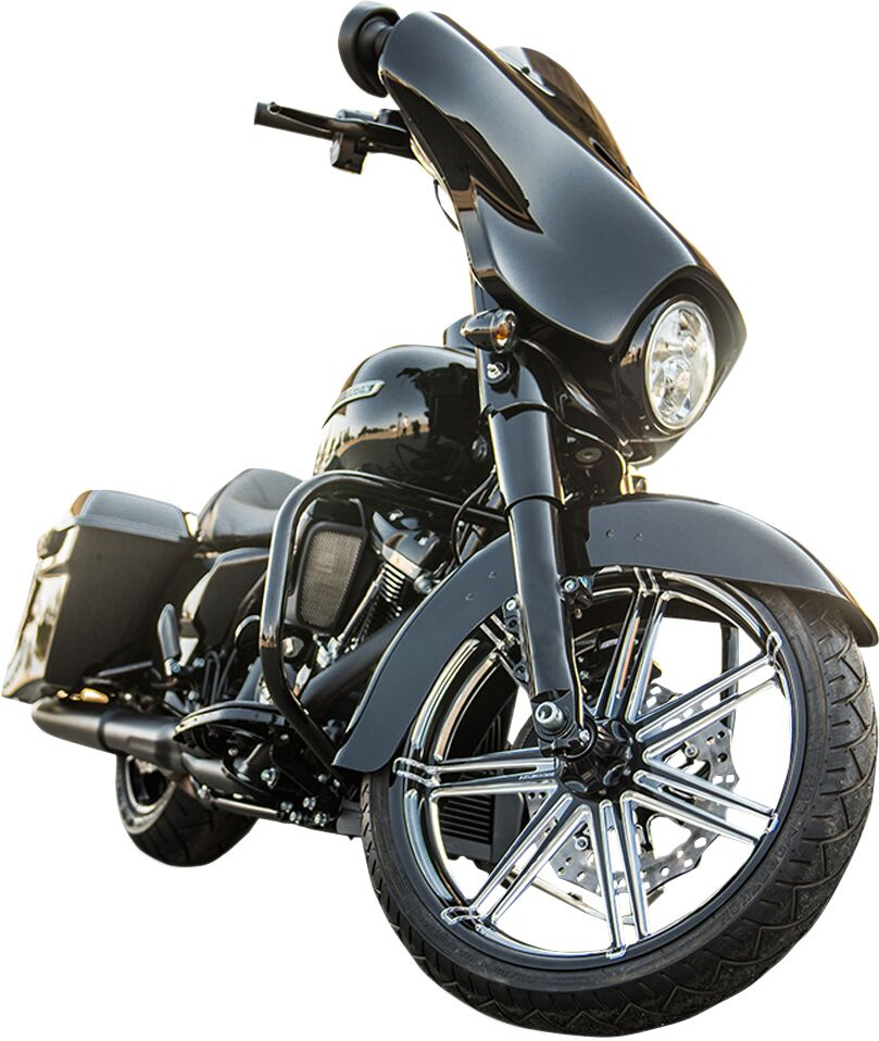 Arlen Ness Wheel 7-Valve 21X3.50 Black Rim 7Valve 21X3.50 Blk