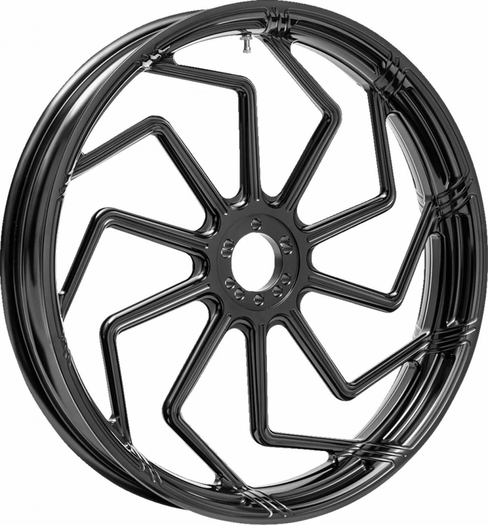 Arlen Ness Rim 10-Spoke 21X3.50 Blk Rim 10 Sp Kickback 21X3.5