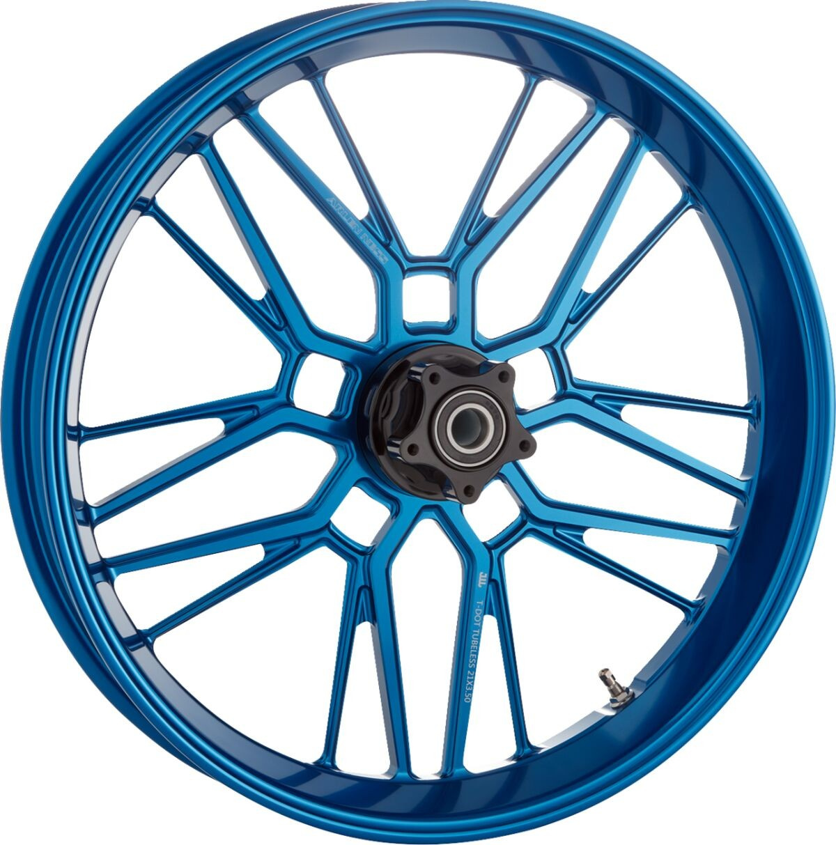 Arlen Ness Rim Split Spoke 19 X 3.25,Blue Rim Split Spoke 19 X 3.25 Bl