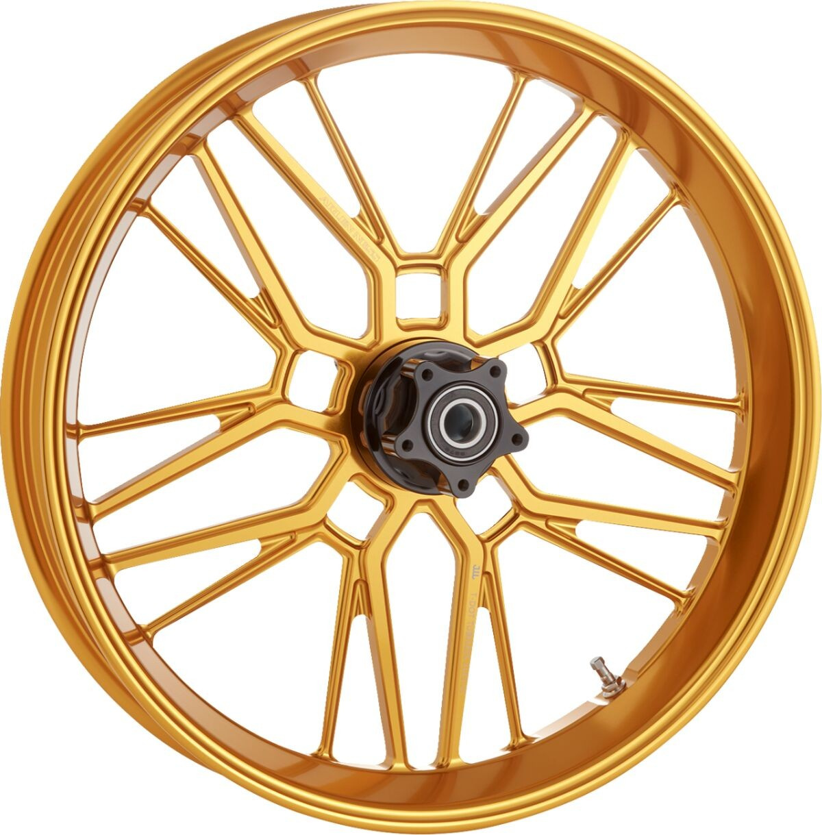 Arlen Ness Rim Split Spoke 19 X 3.25,Gold Rim Split Spoke 19 X 3.25 Go