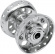 Drag Specialties Star Hub Front/Rear With Timken-Style Bearings Chrome