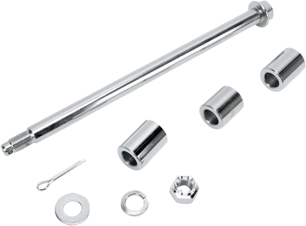 Drag Specialties Rear Axle Kit Chrome 13