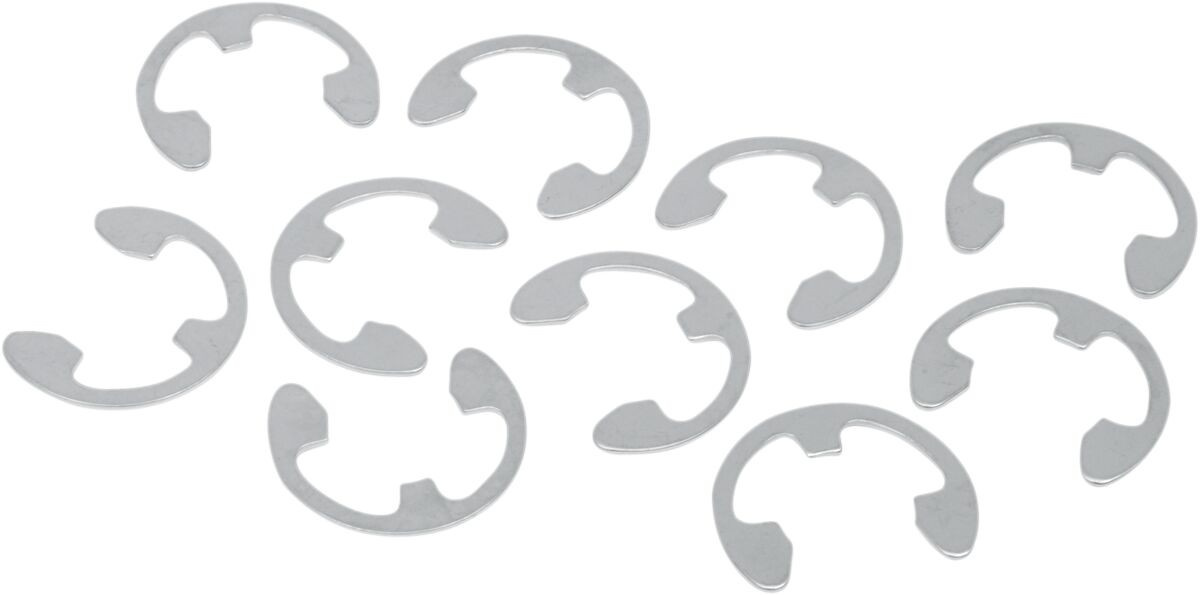 Drag Specialties Rear Axle E-Clip Retainer Retainer Axle Nut Rr 10Pk