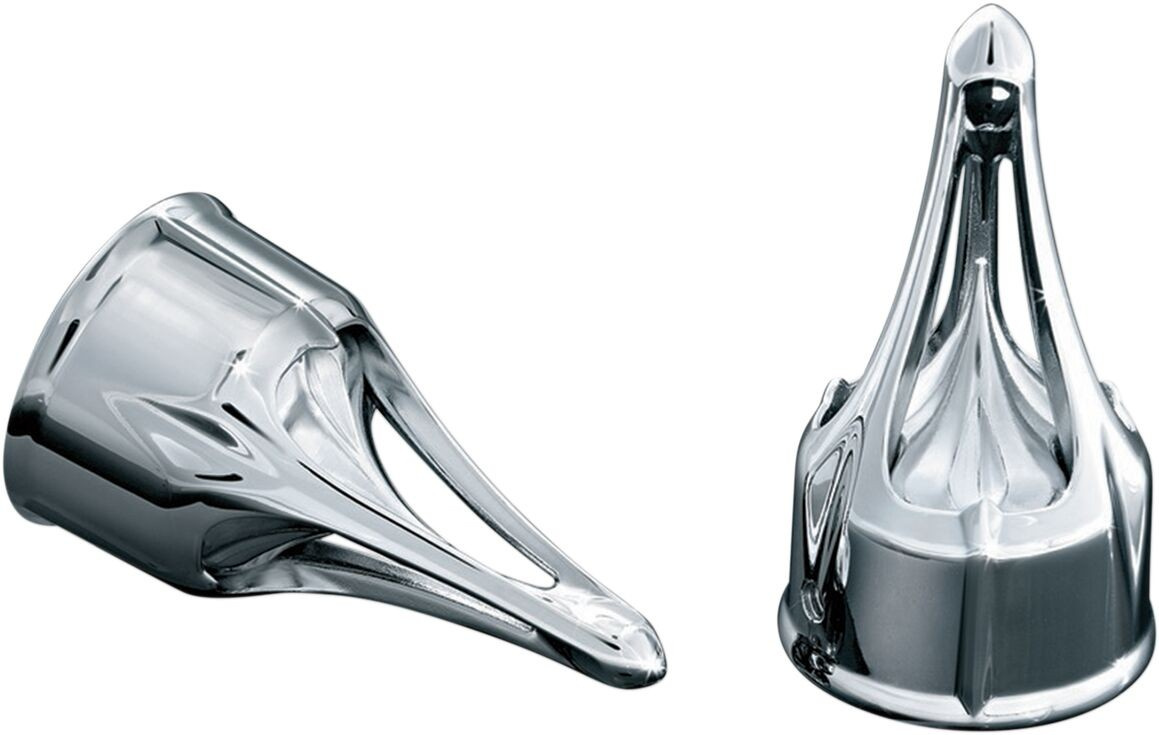 Kuryakyn Axle Caps Roma Chrome Caps Roman Axle - Hd - Chrome