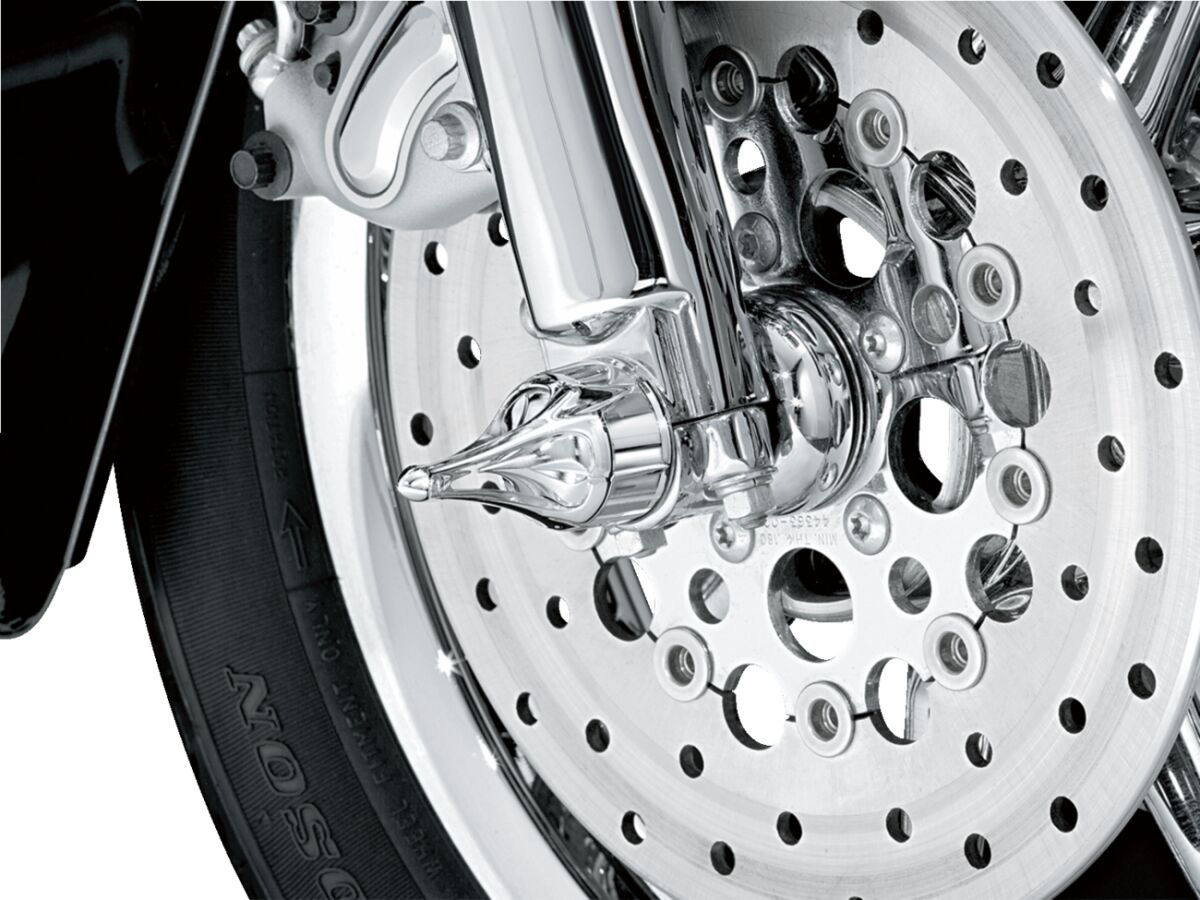 Kuryakyn Axle Caps Roma Chrome Caps Roman Axle - Hd - Chrome