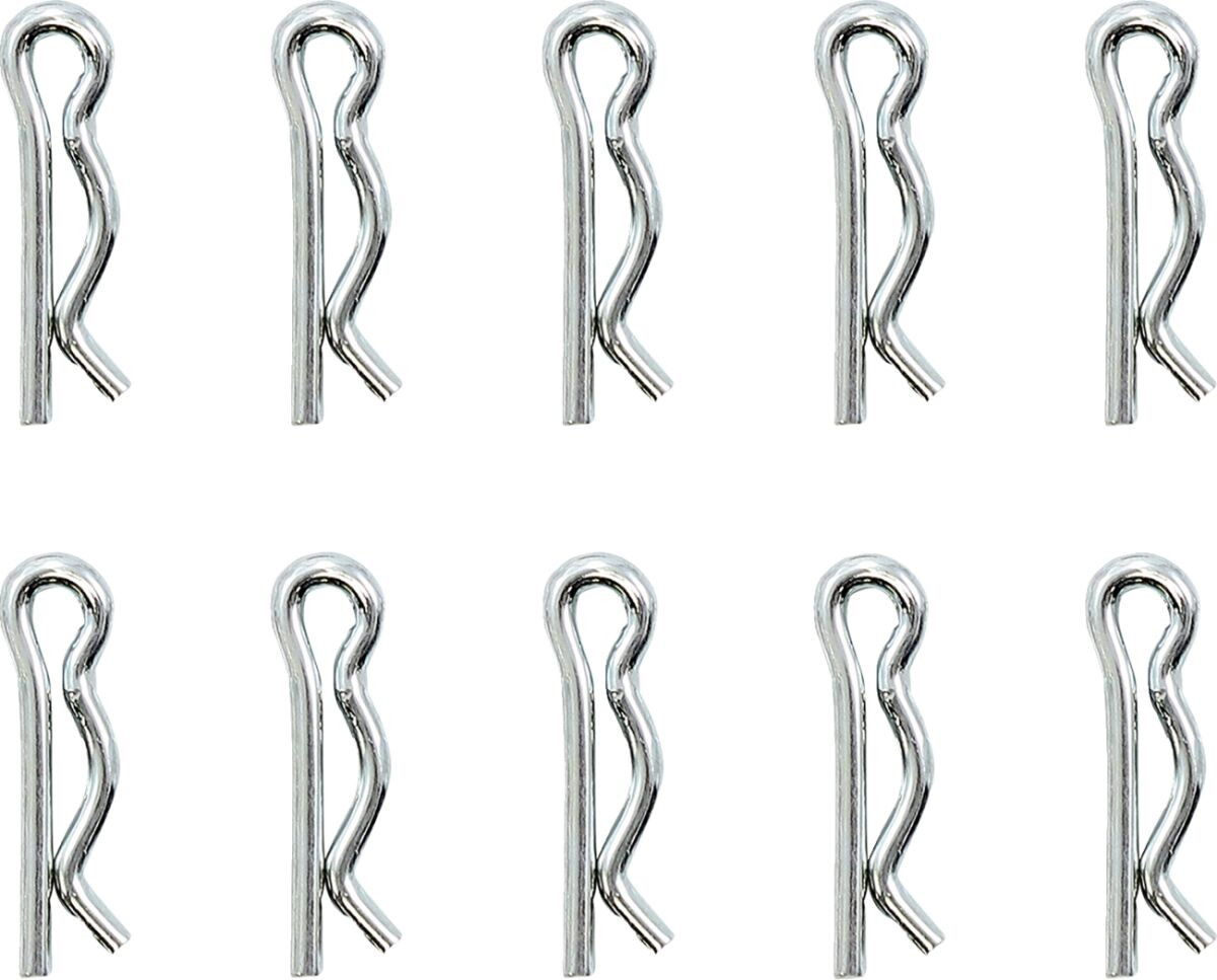 Drag Specialties Clip Axle Chr 510 10Pk Clip Axle Chr 510 10Pk