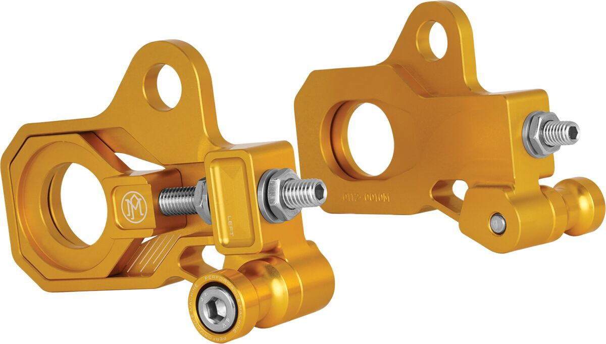 Performance Machine (Pm) Axle Adjuster Kit Gold Axle Adjuster Kit Gold