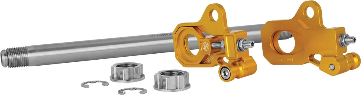 Performance Machine (Pm) Axle Adjuster Kit Gold Axle Adjuster Kit Gold