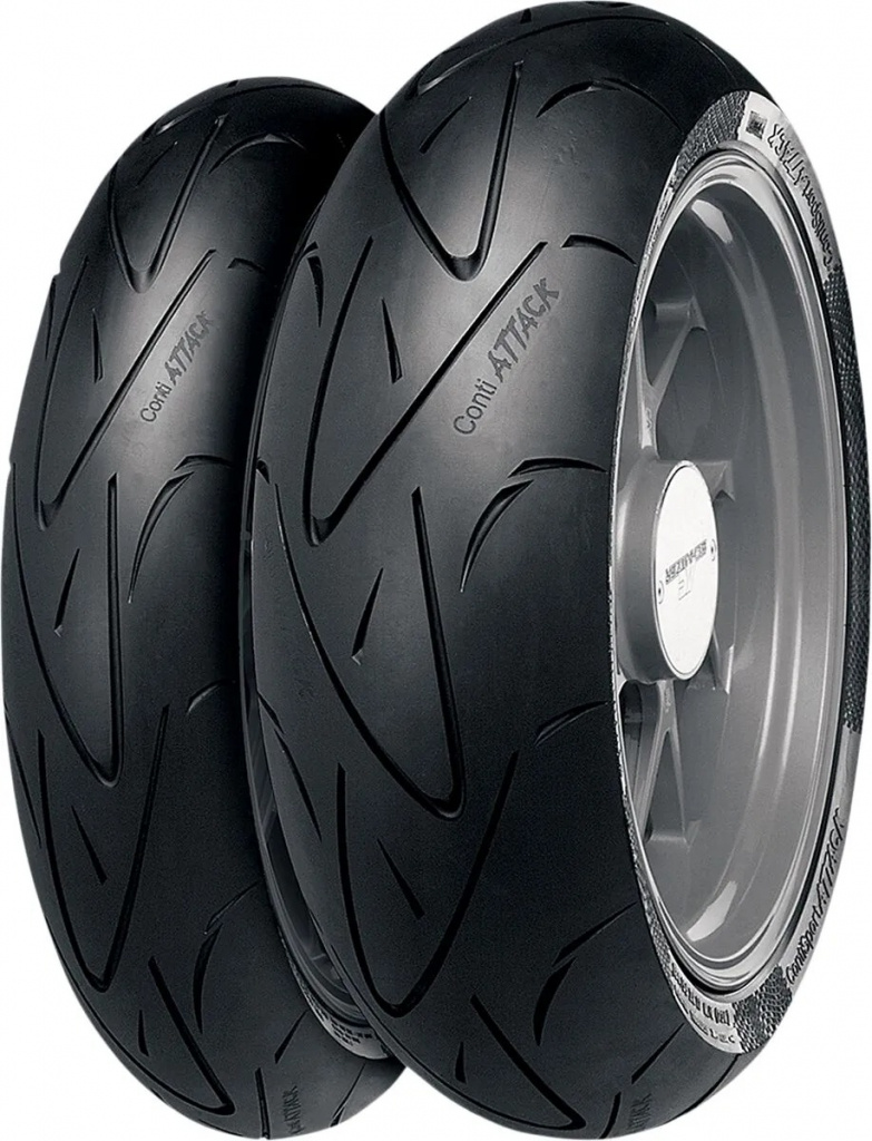 Continental Tire Contisportattack Rear 120/70Zr17 (58W) Tl Spoatt 120/