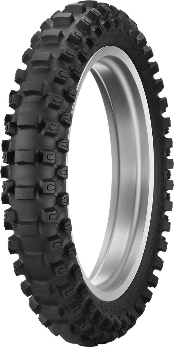 Dunlop Tire Geomax Mx33 Rear 110/100-18 64M Nhs Mx33 R 110/100-18 64M