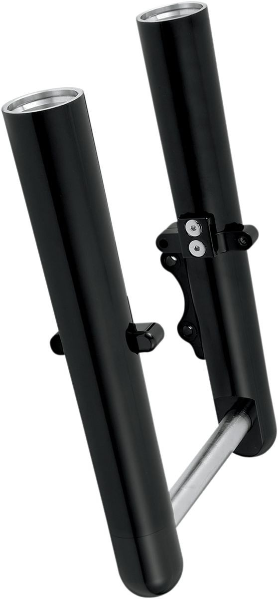 Arlen Ness Fork Legs Hot Legs Smooth Dual Disc Black Hotleg Smth 08-13