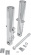 Pm Fork Leg Kit Lower Single Disc Brakes Chrome F Lwr Leg Kt14-18Fl S