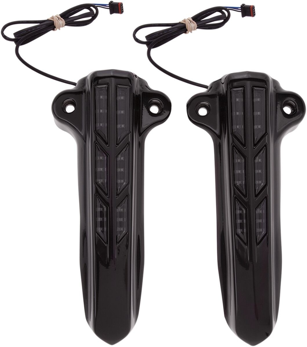 Ciro Fork Lower Leg Covers Lighted Black Cover Lower Leg Gb/Amb