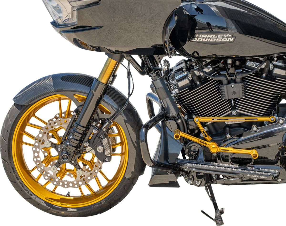 Arlen Ness Fork Legs Method Axial Brakes All Black Fork Legs Method Ax