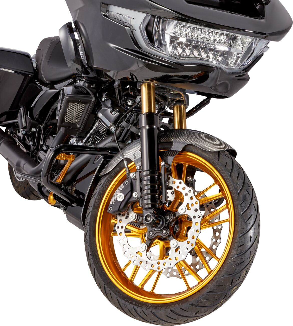 Arlen Ness Fork Legs Method Axial Brakes All Black Fork Legs Method Ax