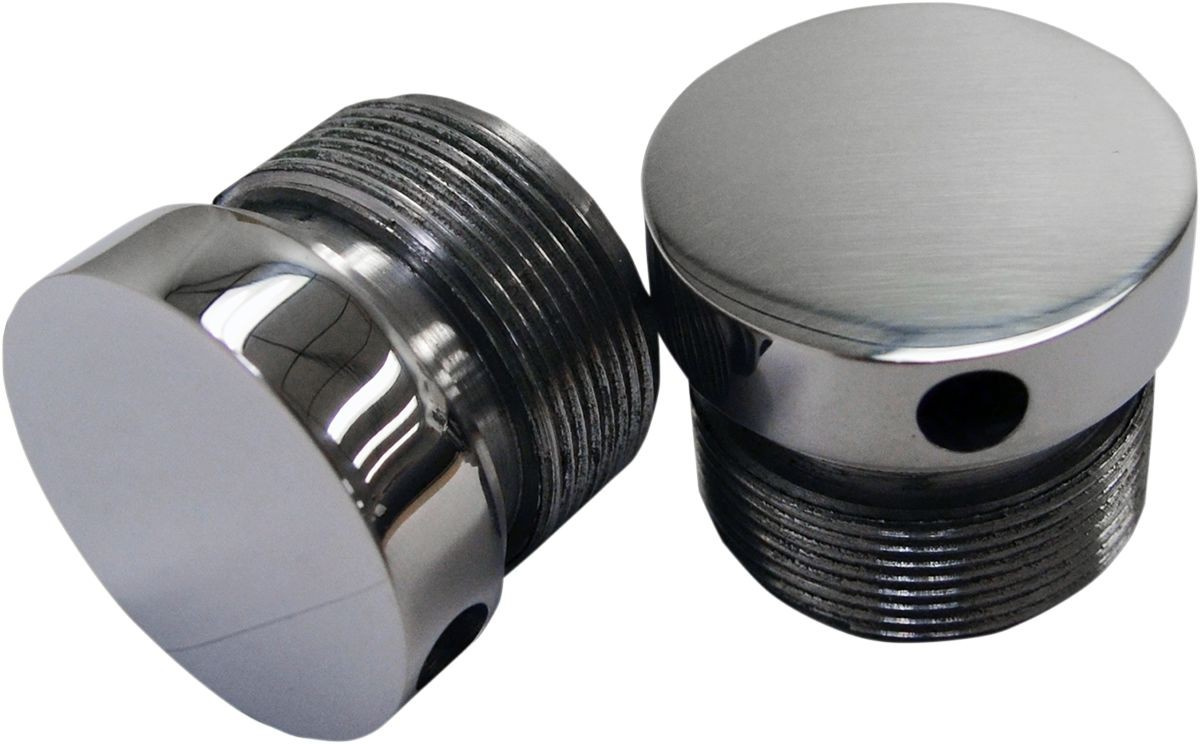 La Choppers 39Mm Flush Mount Fork Caps - Polished Caps Frk Flsh Mnt 39
