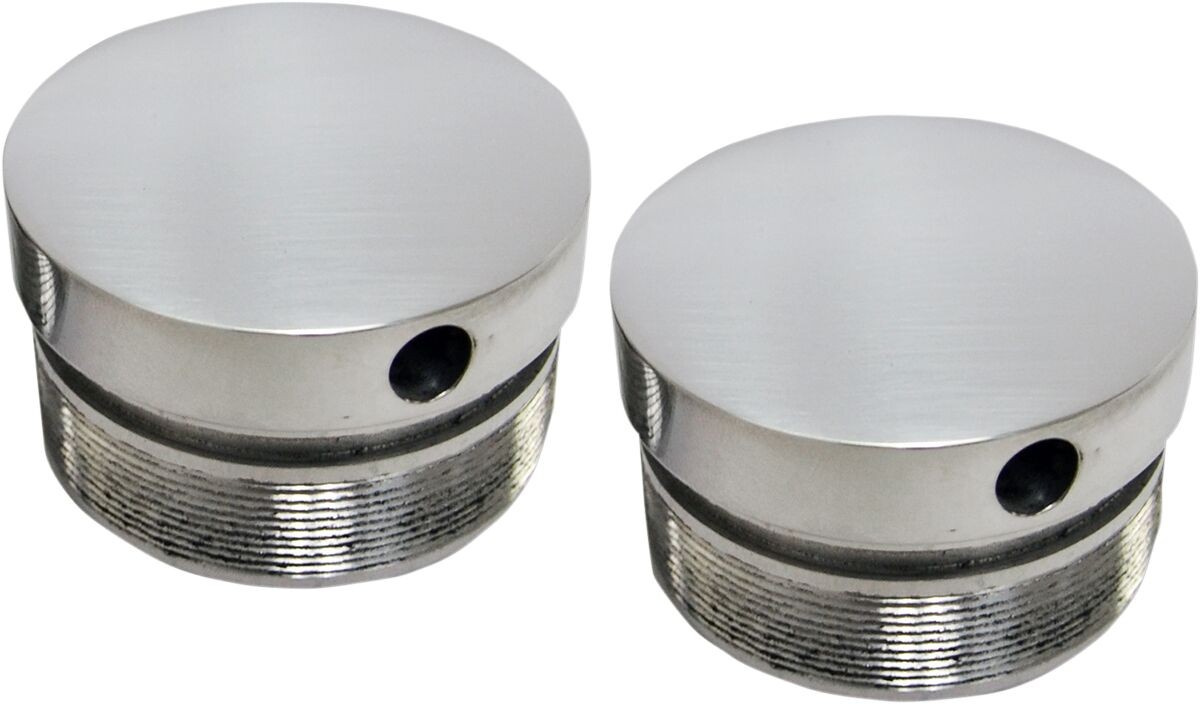 La Choppers 49Mm Flush Mount Fork Caps - Polished Caps Frk Flsh Mnt 49