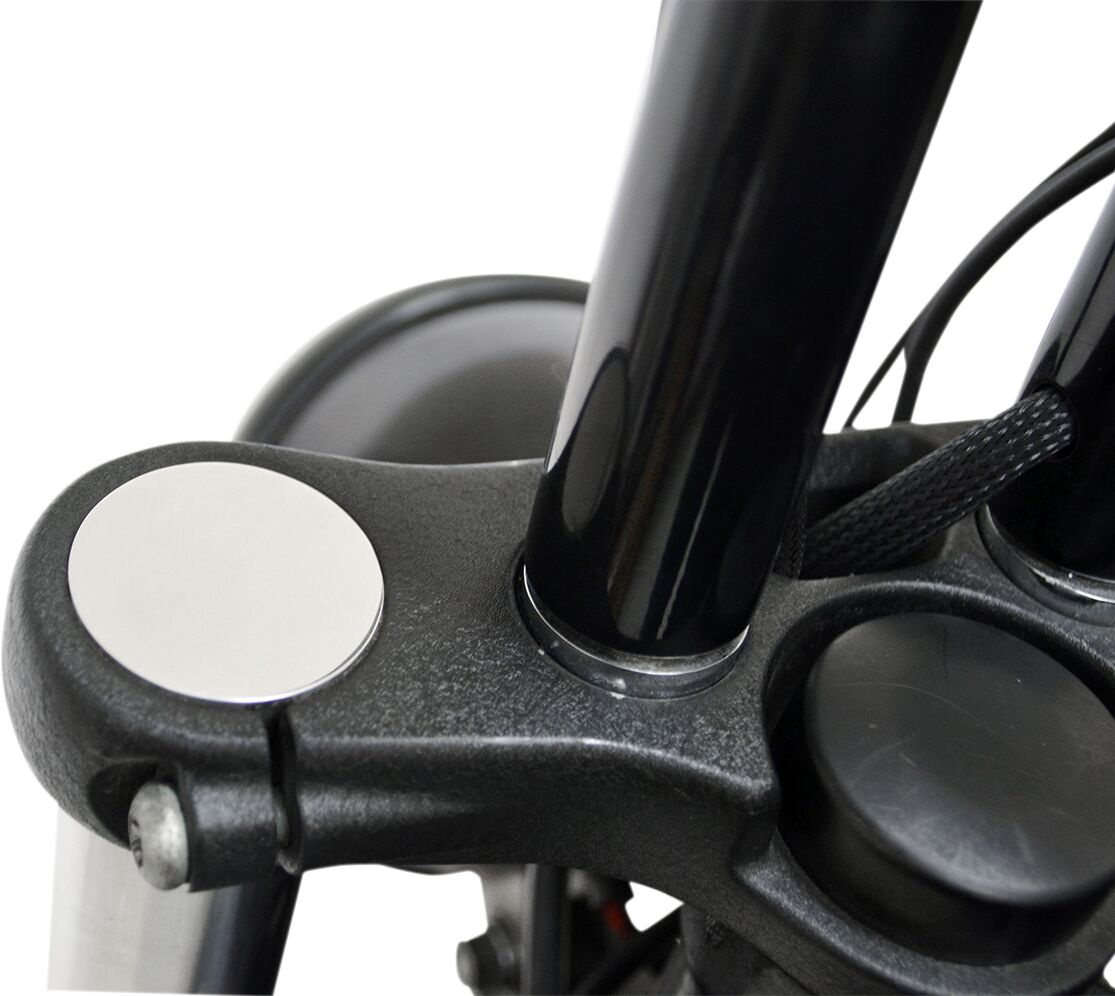 La Choppers 49Mm Flush Mount Fork Caps - Polished Caps Frk Flsh Mnt 49