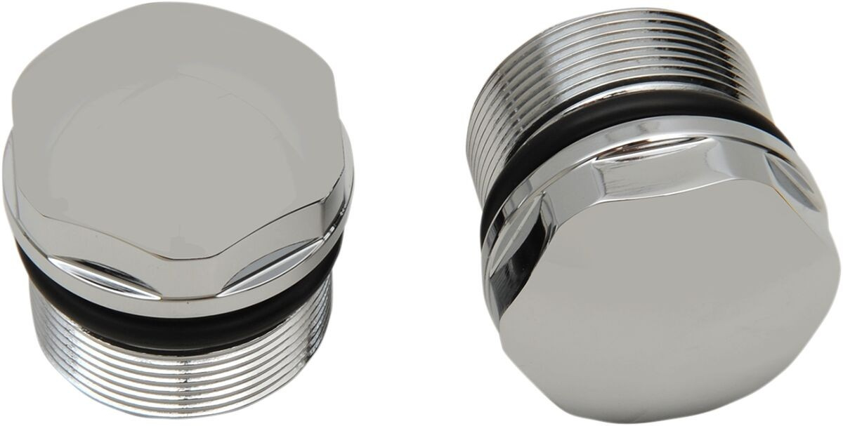 Drag Specialties Cap Fork Tube 39Mm Chrome Cap Fork Tube 39Mm