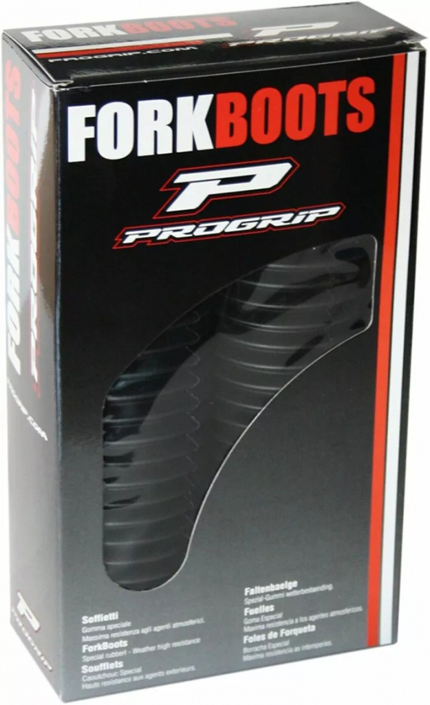 Pro Grip Fork Boots Thermoplastic Rubber 2510 Black Fork Boots 42/45Mm