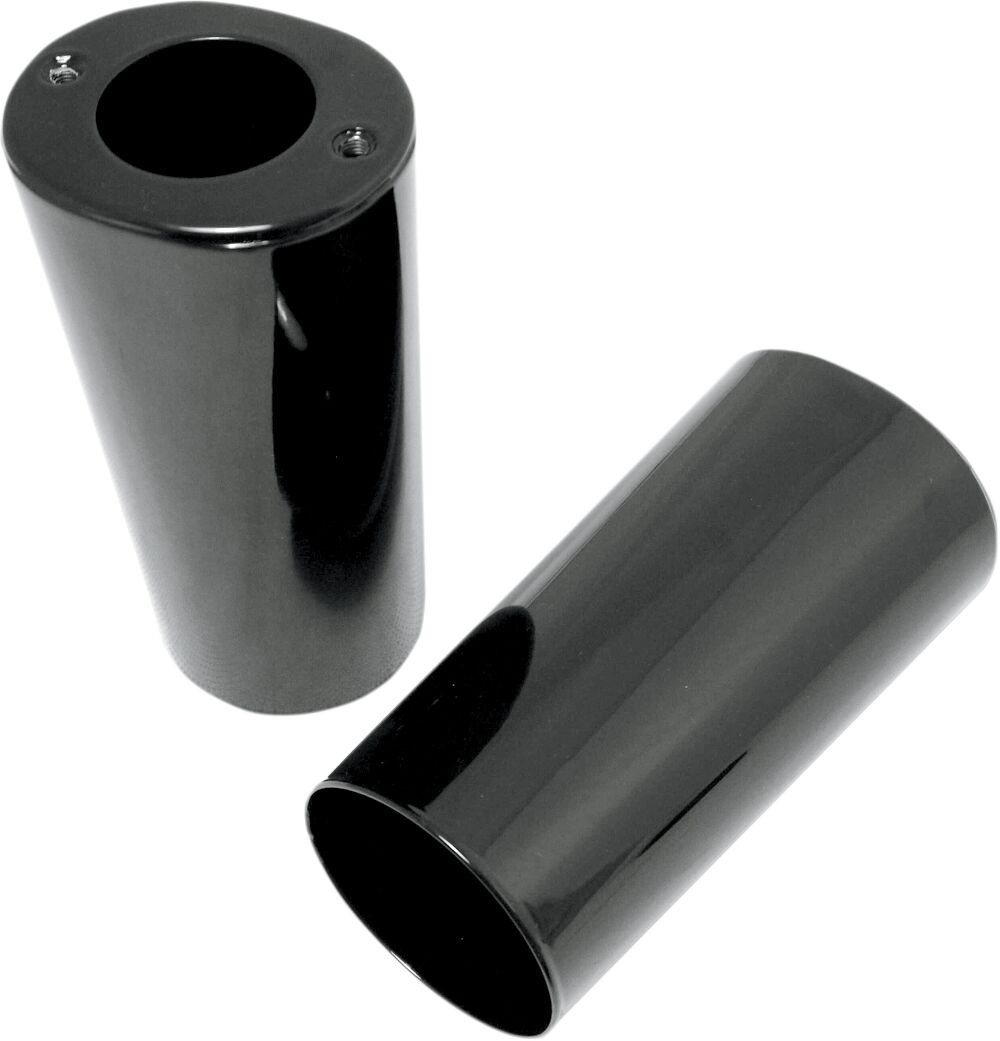 Drag Specialties Slider Cover Black Cover Fork Slider Blk Std
