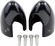 Baron Covers Axle Nut Fork Black Powder-Coat Covers Fork/Axle Blk