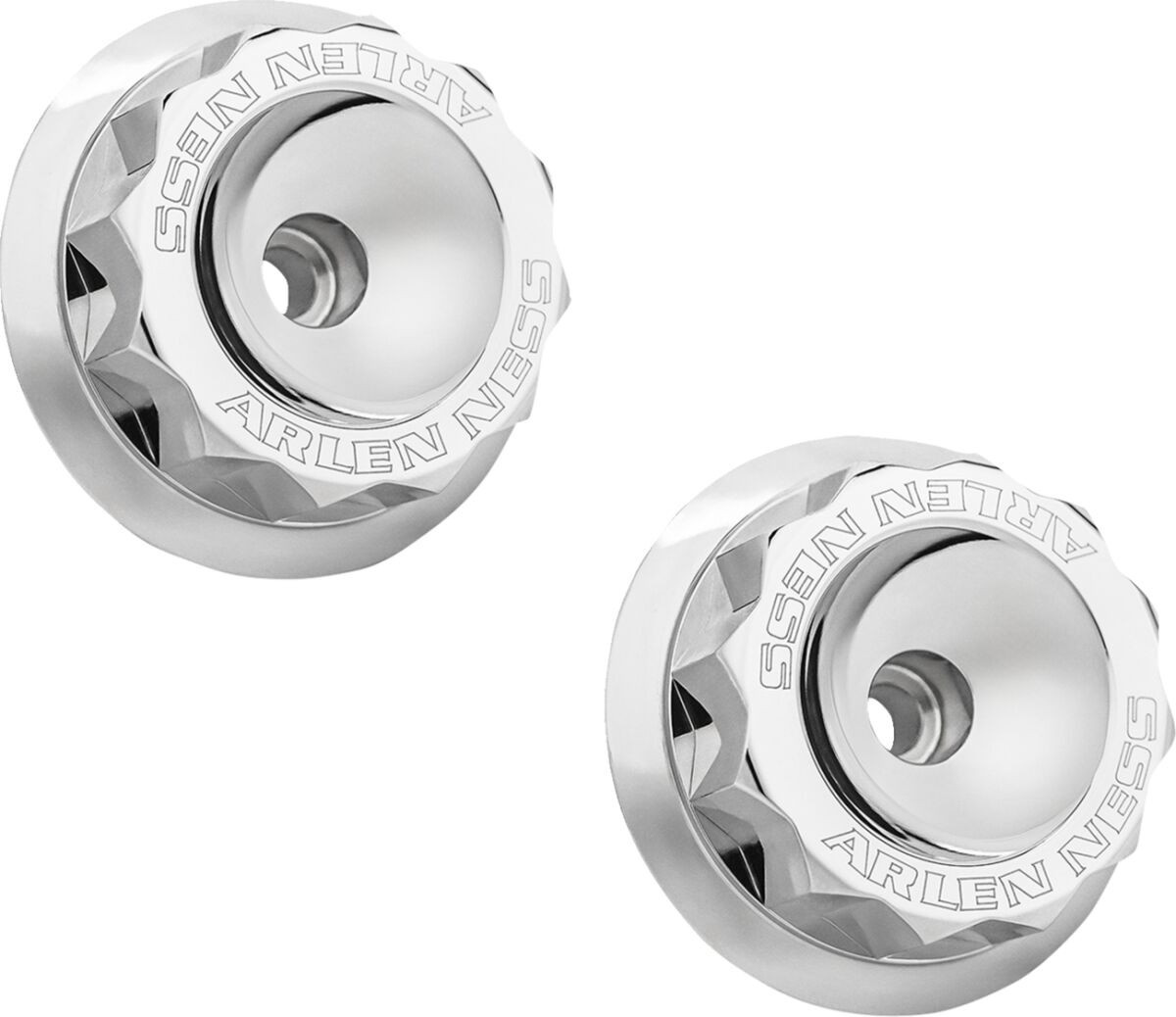 Arlen Ness Cover Fork Nut Chrome Cover Fork Nut Chrome