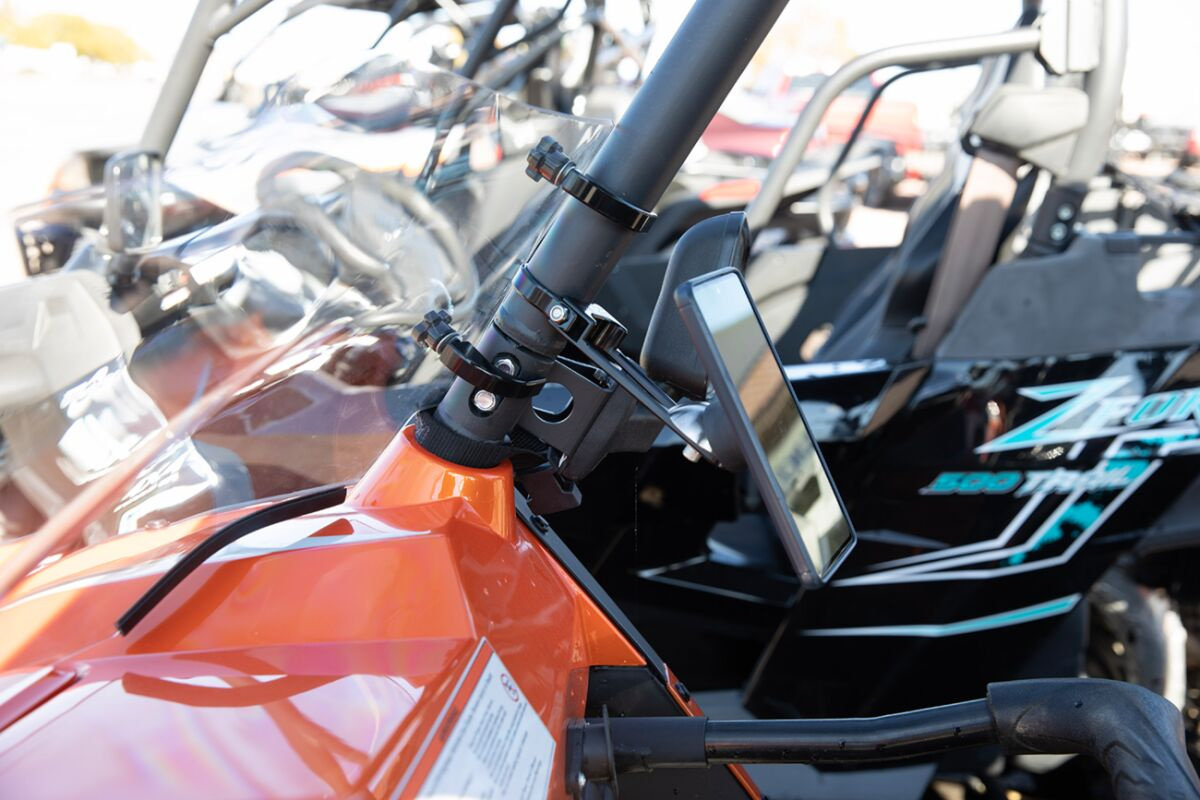 Klock Werks Phone Mount Utv - 1.625 Offset R/C Mount (