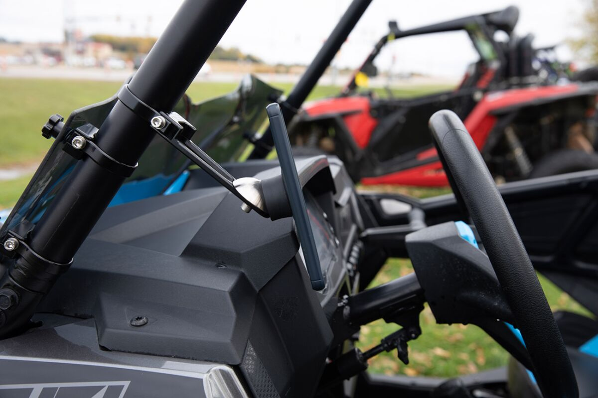 Klock Werks Phone Mount Utv - 1.75 Offset R/C Mount (F