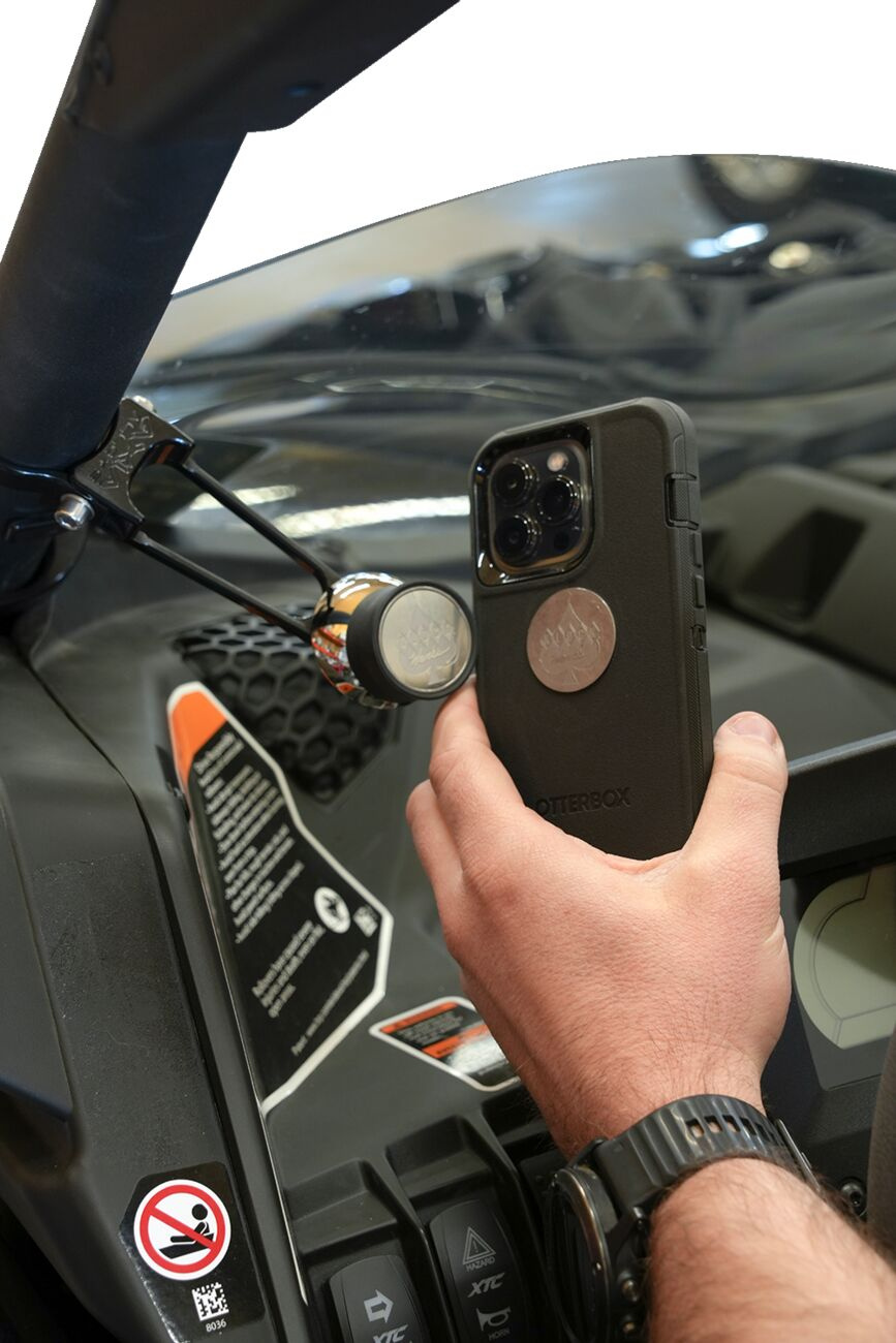 Klock Werks Phone Mount Utv - 1.85 Offset R/C Mount (F